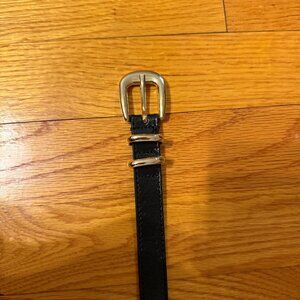 Sezane Livie Belt Patent Black T105